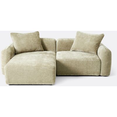 La Redoute Sofá modular, esquina izquierda, con chaise longue, chenilla jacquard, AMAD. Talla ángulo izquierdo. Color La Redoute Sofá modular, esquina izquierda, con chaise longue, chenilla jacquard, AMAD. Talla ángulo izquierdo. Color