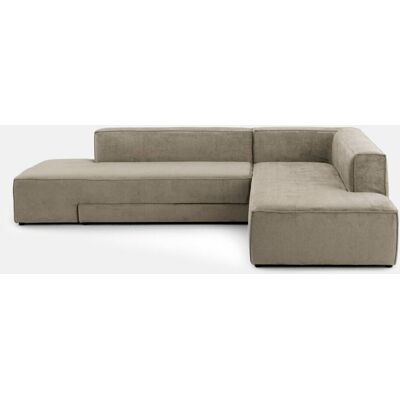 LA REDOUTE INTERIEURS - Ginosa - taupe - terciopelo - Sofa cama LA REDOUTE INTERIEURS - Ginosa - taupe - terciopelo - Sofa cama