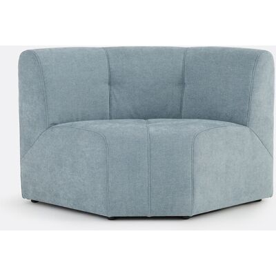 La Redoute Sillón esquinero modular, 1 plaza, de chenilla fina, ANETA. Talla 1 plaza. Color La Redoute Sillón esquinero modular, 1 plaza, de chenilla fina, ANETA. Talla 1 plaza. Color