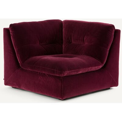 AM.PM Sillón en ángulo de 90° modulable de terciopelo, GIULIANO. Color AM.PM Sillón en ángulo de 90° modulable de terciopelo, GIULIANO. Color