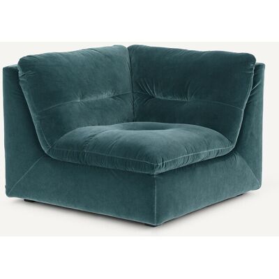 AM.PM Sillón en ángulo de 90° modulable de terciopelo, GIULIANO. Color AM.PM Sillón en ángulo de 90° modulable de terciopelo, GIULIANO. Color