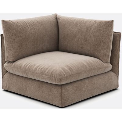 La Redoute Módulo de esquina para sofá modular, en poliéster jaspeado, MALO. Talla ángulo reversible. Color La Redoute Módulo de esquina para sofá modular, en poliéster jaspeado, MALO. Talla ángulo reversible. Color