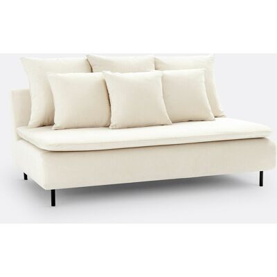 LA REDOUTE INTERIEURS Sofá cama modular de terciopelo Ivete - Sofá cama LA REDOUTE INTERIEURS Sofá cama modular de terciopelo Ivete - Sofá cama