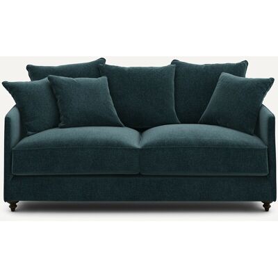 AM.PM Sofá cama compacto de terciopelo de chenilla Lazare. Color AM.PM Sofá cama compacto de terciopelo de chenilla Lazare. Color