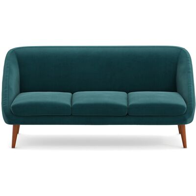 La Redoute Sofá de 3 plazas, terciopelo, Séméon. Talla 3 plazas. Color La Redoute Sofá de 3 plazas, terciopelo, Séméon. Talla 3 plazas. Color