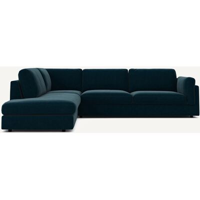 AM.PM Sofá cama con chaise longue angular, terciopelo, CÉSAR. Color AM.PM Sofá cama con chaise longue angular, terciopelo, CÉSAR. Color