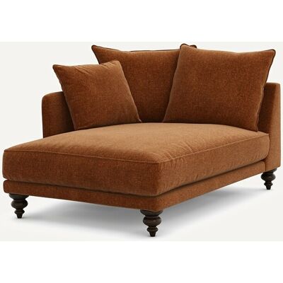 AM.PM Chaise longue de terciopelo chenilla, Lazare. Color AM.PM Chaise longue de terciopelo chenilla, Lazare. Color
