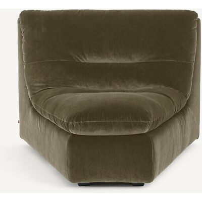 AM.PM Sillón en ángulo modular de terciopelo, GIULIANO. Color AM.PM Sillón en ángulo modular de terciopelo, GIULIANO. Color
