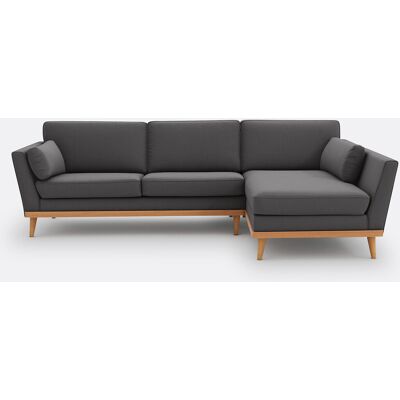 La Redoute Interieurs - Tasie - anthracite - cotton/polyester - sofa La Redoute Interieurs - Tasie - anthracite - cotton/polyester - sofa