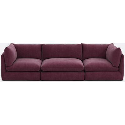 La Redoute Sofá modular recto de 3 plazas, en tela estructurada, MALO. Talla 3 plazas. Color La Redoute Sofá modular recto de 3 plazas, en tela estructurada, MALO. Talla 3 plazas. Color