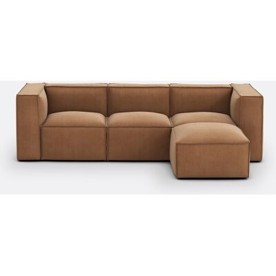 La Redoute Sofá modular, 3 plazas y reposapiés, en pana, SEVEN. Talla 3 plazas. Color La Redoute Sofá modular, 3 plazas y reposapiés, en pana, SEVEN. Talla 3 plazas. Color