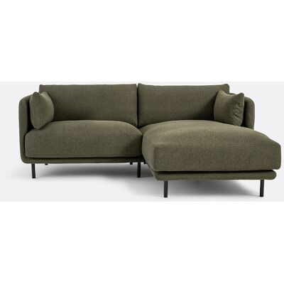 La Redoute Sofá esquinero de ángulo derecho, 3 plazas, de rizo fino, VICTOR. Talla ángulo derecho. Color La Redoute Sofá esquinero de ángulo derecho, 3 plazas, de rizo fino, VICTOR. Talla ángulo derecho. Color