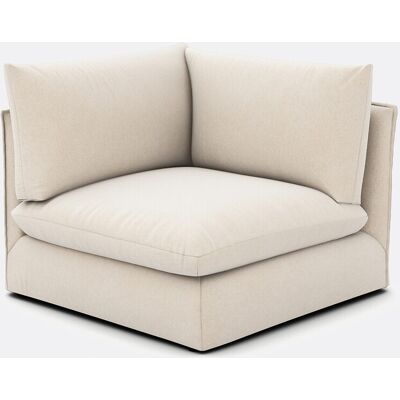 La Redoute Módulo de esquina para sofá modular, en poliéster jaspeado, MALO. Talla ángulo reversible. Color La Redoute Módulo de esquina para sofá modular, en poliéster jaspeado, MALO. Talla ángulo reversible. Color