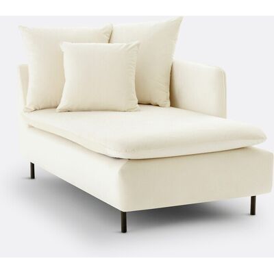 La Redoute Chaise longue modulable de terciopelo Pr. 158 cm, Ivete. Talla Chaise longue esquina izquierda. Color La Redoute Chaise longue modulable de terciopelo Pr. 158 cm, Ivete. Talla Chaise longue esquina izquierda. Color
