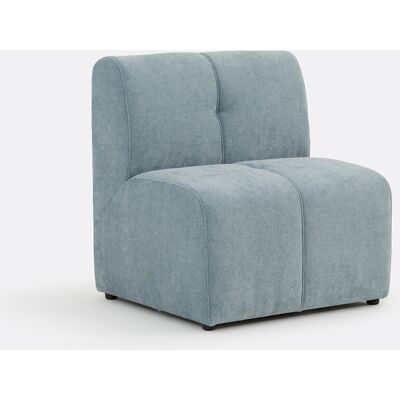 La Redoute Elemento de sillón de mesa modular, 1 plaza, en chenilla fina, ANETA. Talla 1 plaza. Color La Redoute Elemento de sillón de mesa modular, 1 plaza, en chenilla fina, ANETA. Talla 1 plaza. Color