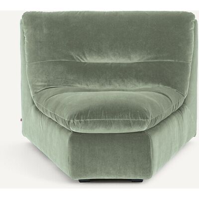 AM.PM Sillón en ángulo modular de terciopelo, GIULIANO. Color AM.PM Sillón en ángulo modular de terciopelo, GIULIANO. Color