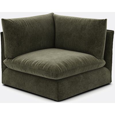La Redoute Módulo de esquina para sofá modular, en poliéster jaspeado, MALO. Talla ángulo reversible. Color La Redoute Módulo de esquina para sofá modular, en poliéster jaspeado, MALO. Talla ángulo reversible. Color