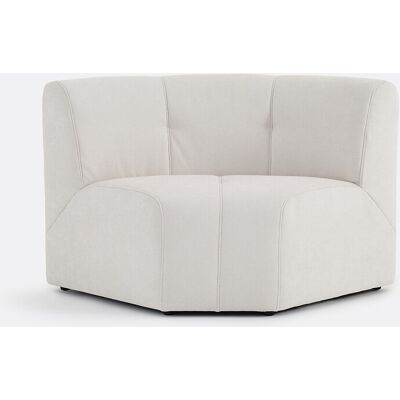 La Redoute Sillón esquinero modular, 1 plaza, de chenilla fina, ANETA. Talla 1 plaza. Color La Redoute Sillón esquinero modular, 1 plaza, de chenilla fina, ANETA. Talla 1 plaza. Color
