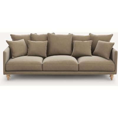 AM.PM Sofá de terciopelo de 3, 4 o 5 plazas, Lazare. Color AM.PM Sofá de terciopelo de 3, 4 o 5 plazas, Lazare. Color
