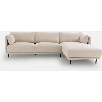 La Redoute Interieurs Victor Beige Tejido texturizado Sofá de esquina La Redoute Interieurs Victor Beige Tejido texturizado Sofá de esquina