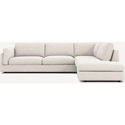 AM.PM Sofá cama esquinero con chaise longue de tejido jaspeado, CÉSAR. Color AM.PM Sofá cama esquinero con chaise longue de tejido jaspeado, CÉSAR. Color