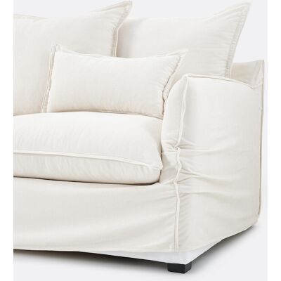 La Redoute Funda de sofá esquinero de poliéster jaspeado, ODNA. Talla Chaise longue esquina izquierda. Color La Redoute Funda de sofá esquinero de poliéster jaspeado, ODNA. Talla Chaise longue esquina izquierda. Color