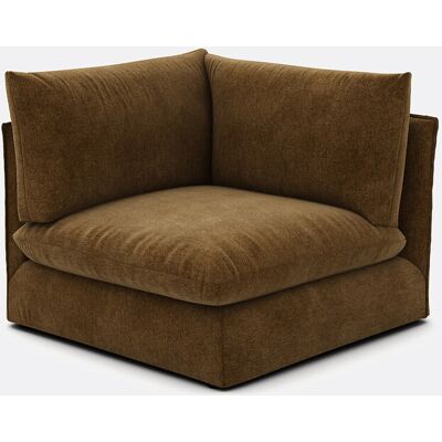 La Redoute Módulo de esquina para sofá modular, en poliéster jaspeado, MALO. Talla ángulo reversible. Color La Redoute Módulo de esquina para sofá modular, en poliéster jaspeado, MALO. Talla ángulo reversible. Color