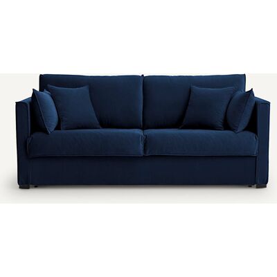 AM.PM Sofá cama de terciopelo de 3 o 4 plazas, Camille. Color AM.PM Sofá cama de terciopelo de 3 o 4 plazas, Camille. Color