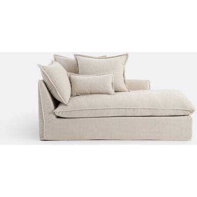 La Redoute Chaise longue derecho desenfundable de poliéster jaspeado, ODNA. Talla Chaise longue esquina derecha. Color La Redoute Chaise longue derecho desenfundable de poliéster jaspeado, ODNA. Talla Chaise longue esquina derecha. Color