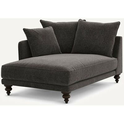 AM.PM Chaise longue de terciopelo chenilla, Lazare. Color AM.PM Chaise longue de terciopelo chenilla, Lazare. Color