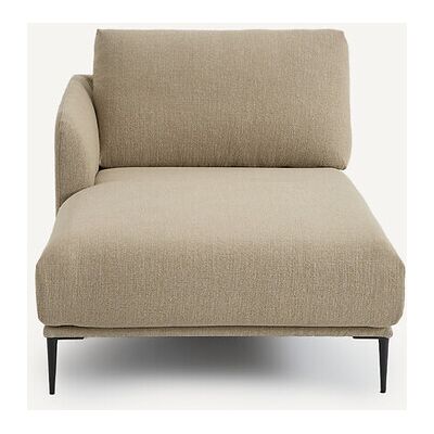 EMMANUEL GALLINA X AM.PM Diván tipo chaise longue de chenilla reciclada, OSCAR, diseño de Emmanuel Gallina. Color EMMANUEL GALLINA X AM.PM Diván tipo chaise longue de chenilla reciclada, OSCAR, diseño de Emmanuel Gallina. Color