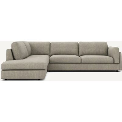 AM.PM Sofá cama esquinero de tweed con chaise longue, César. Color AM.PM Sofá cama esquinero de tweed con chaise longue, César. Color
