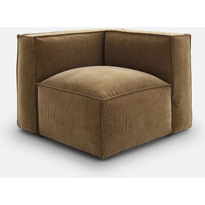 La Redoute Módulo de esquina para sofá modular, en pana vintage, SEVEN. Talla ángulo derecho. Color La Redoute Módulo de esquina para sofá modular, en pana vintage, SEVEN. Talla ángulo derecho. Color