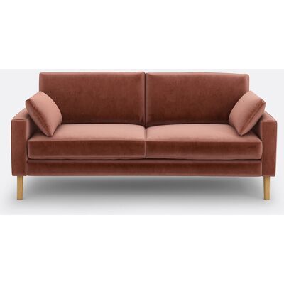 La Redoute Interieurs - Stockholm - 2-3 plazas - Terciopelo rosa - Sofa La Redoute Interieurs - Stockholm - 2-3 plazas - Terciopelo rosa - Sofa
