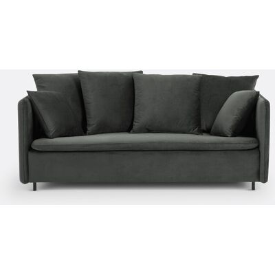 La Redoute Sofá cama de 3 plazas, terciopelo, Ivete. Talla 3 plazas. Color La Redoute Sofá cama de 3 plazas, terciopelo, Ivete. Talla 3 plazas. Color