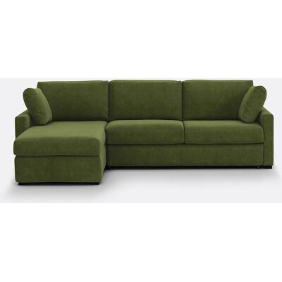 La Redoute Sofá cama esquinero de 4 plazas, terciopelo, espuma HR Premium, TIMOR. Talla ángulo reversible. Color La Redoute Sofá cama esquinero de 4 plazas, terciopelo, espuma HR Premium, TIMOR. Talla ángulo reversible. Color