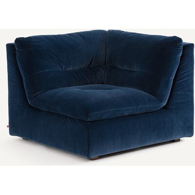 AM.PM Sillón en ángulo de 90° modulable de terciopelo, GIULIANO. Color AM.PM Sillón en ángulo de 90° modulable de terciopelo, GIULIANO. Color