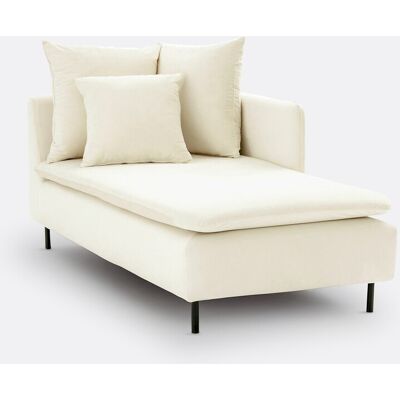 La Redoute Chaise longue modulable de terciopelo Pr. 179 cm, Ivete. Talla Chaise longue esquina derecha. Color La Redoute Chaise longue modulable de terciopelo Pr. 179 cm, Ivete. Talla Chaise longue esquina derecha. Color
