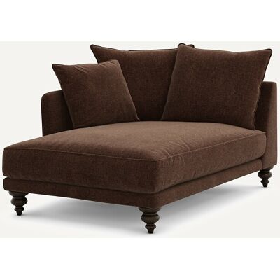 AM.PM Chaise longue de terciopelo chenilla, Lazare. Color AM.PM Chaise longue de terciopelo chenilla, Lazare. Color