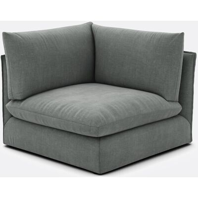 La Redoute Elemento de esquina para sofá modular de tejido estructurado, MALO. Talla ángulo reversible. Color La Redoute Elemento de esquina para sofá modular de tejido estructurado, MALO. Talla ángulo reversible. Color