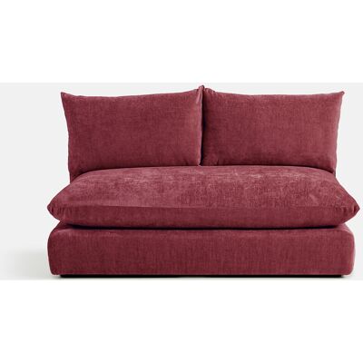 La Redoute Módulo tipo banco de 2 plazas para sofá modular, en terciopelo texturizado, MALO. Talla 2 plazas. Color La Redoute Módulo tipo banco de 2 plazas para sofá modular, en terciopelo texturizado, MALO. Talla 2 plazas. Color