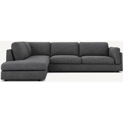 AM.PM Sofá cama esquinero de algodón y lino con chaise longue, César. Color AM.PM Sofá cama esquinero de algodón y lino con chaise longue, César. Color