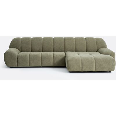 La Redoute Sofá esquinero derecho de 4 plazas, tejido en relieve, NURIA. Talla ángulo derecho. Color La Redoute Sofá esquinero derecho de 4 plazas, tejido en relieve, NURIA. Talla ángulo derecho. Color