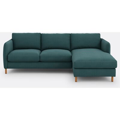La Redoute Sofá cama esquinero de 4 plazas, algodón y poliéster, LOMÉO. Talla ángulo derecho. Color La Redoute Sofá cama esquinero de 4 plazas, algodón y poliéster, LOMÉO. Talla ángulo derecho. Color