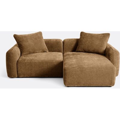 La Redoute Sofá modular con chaise longue de chenilla jacquard, esquina derecha, AMAD. Talla ángulo derecho. Color La Redoute Sofá modular con chaise longue de chenilla jacquard, esquina derecha, AMAD. Talla ángulo derecho. Color