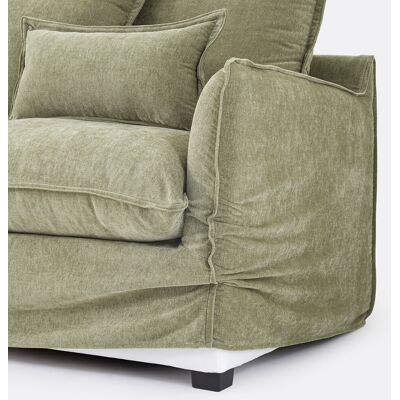 La Redoute Funda de sofá esquinero de poliéster jaspeado, ODNA. Talla Chaise longue esquina derecha. Color La Redoute Funda de sofá esquinero de poliéster jaspeado, ODNA. Talla Chaise longue esquina derecha. Color