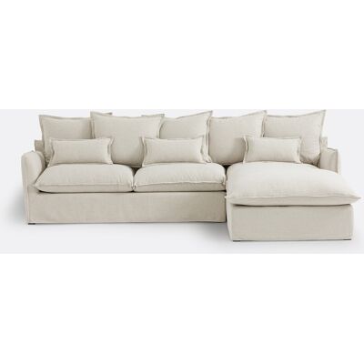 LA REDOUTE INTERIEURS Odna - Beige - Polyester - Esquina - Sofa LA REDOUTE INTERIEURS Odna - Beige - Polyester - Esquina - Sofa