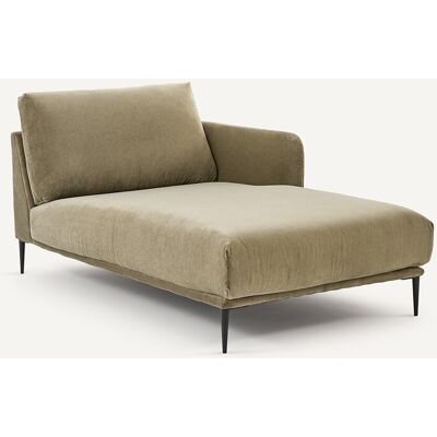 AM.PM Chaise longue en terciopelo de lino, OSCAR. Color AM.PM Chaise longue en terciopelo de lino, OSCAR. Color