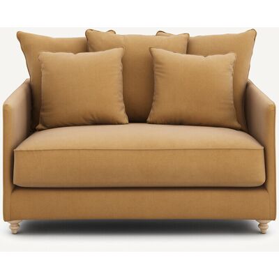 AM.PM Sofá cama de 2 plazas en terciopelo de lino, LAZARE. Color AM.PM Sofá cama de 2 plazas en terciopelo de lino, LAZARE. Color
