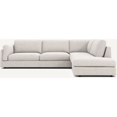 AM.PM Sofá cama esquinero con chaise longue de tejido jaspeado, CÉSAR. Color AM.PM Sofá cama esquinero con chaise longue de tejido jaspeado, CÉSAR. Color
